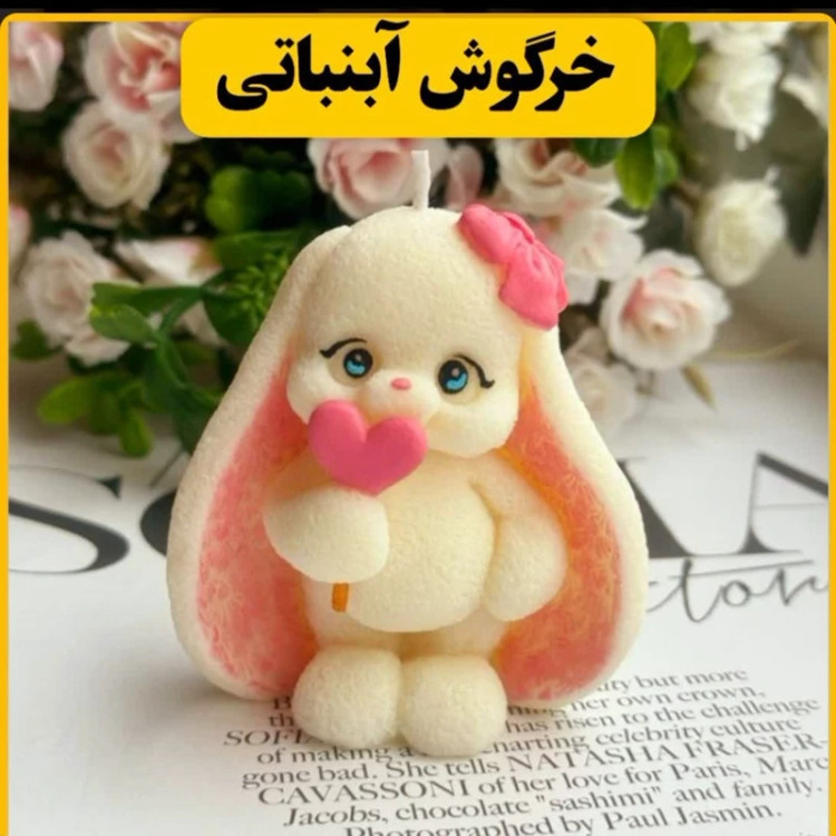 قالب خرگوش آبنباتی روسی مناسب سنگ مصنوعی و شمعسازی
