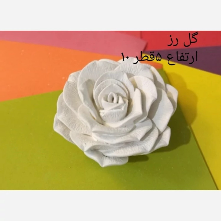 قالب گل رز قطر 10 سانت مناسب شمعسازی