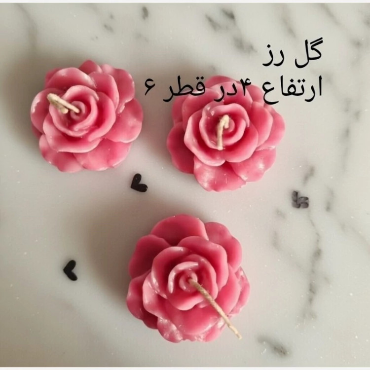 قالب گل رز سایز متوسط قطر 6