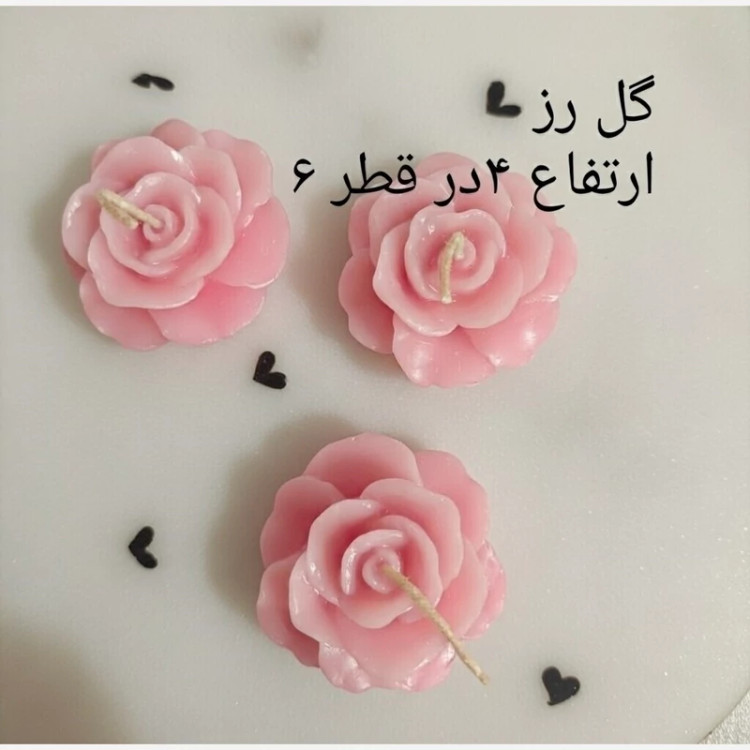 قالب گل رز سایز متوسط قطر 6