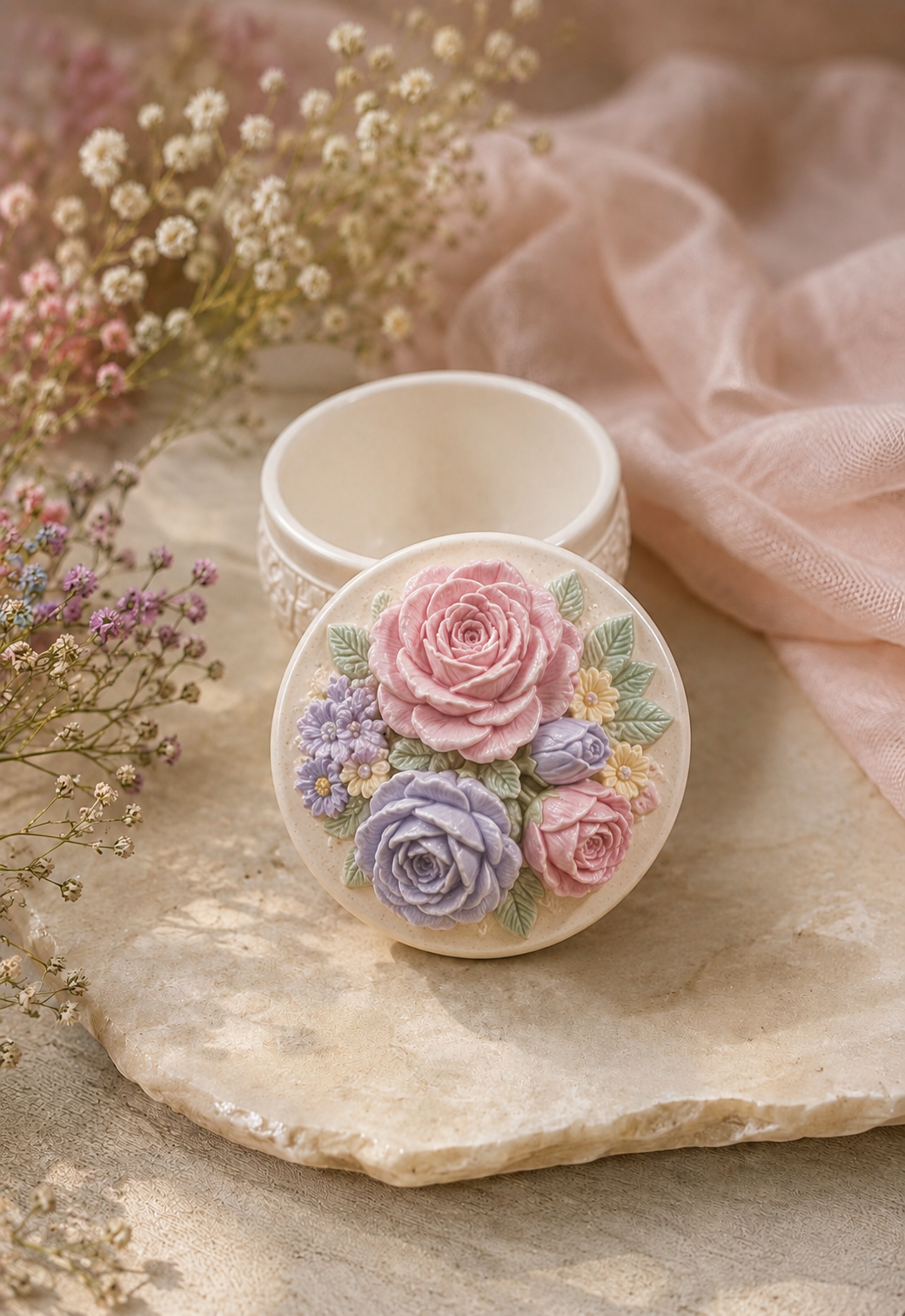 قالب جا جواهری دایره ای شکل